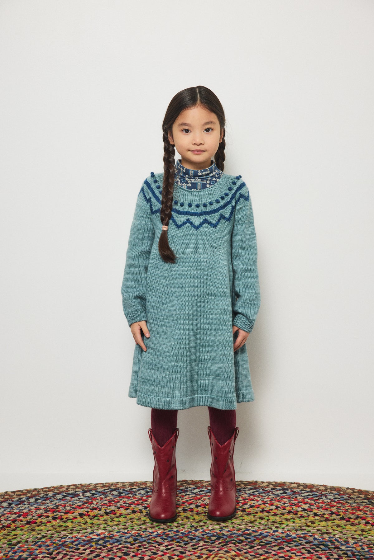 <Misha&Puff> TURTLENECK - MOONLIGHT RAILROAD FLORAL 26Winter