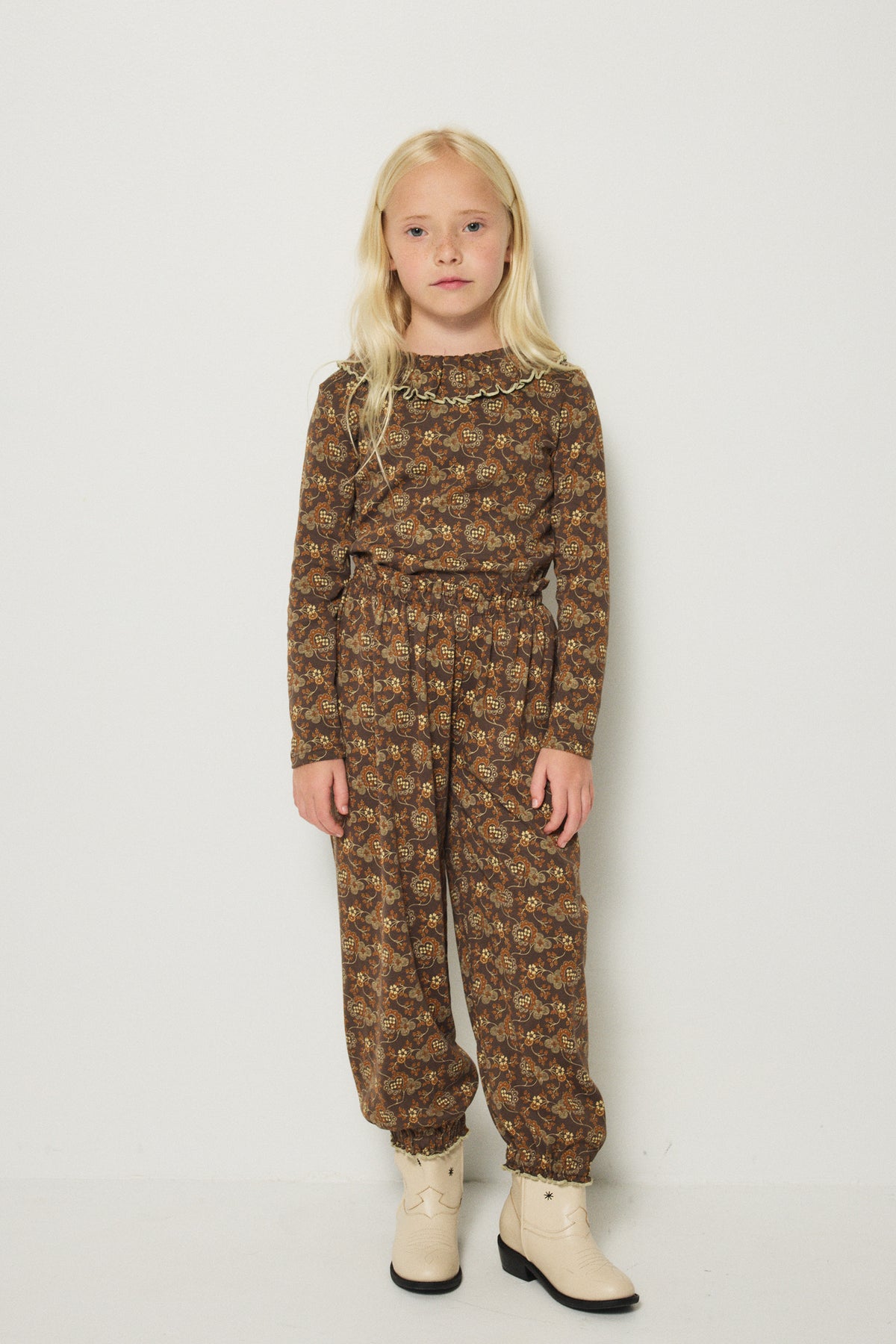 <Misha&Puff> PALOMA TOP - BARK CALICO HEARTS 26Winter