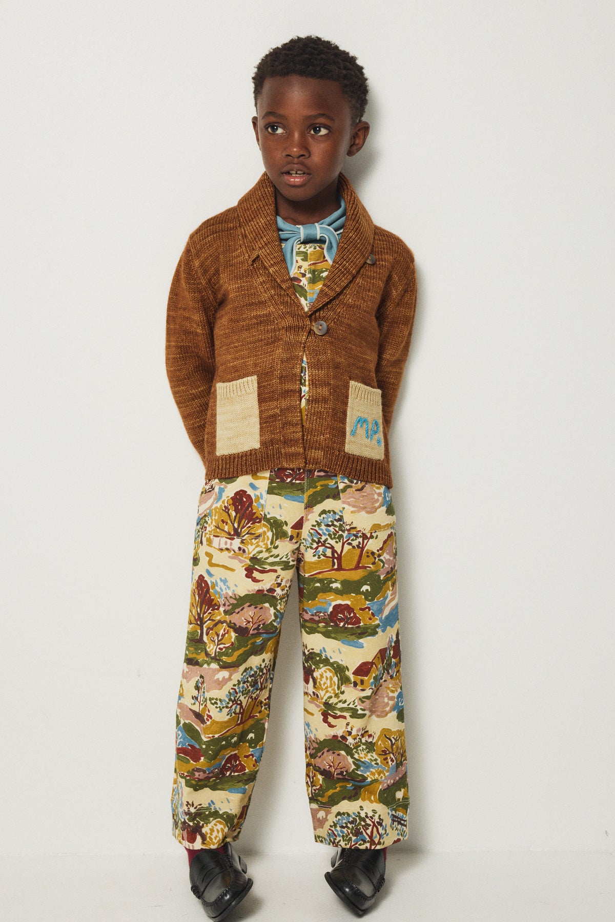 <Misha&Puff> YEARLING SHAWL COLLAR CARDIGAN - ACORN 26Winter