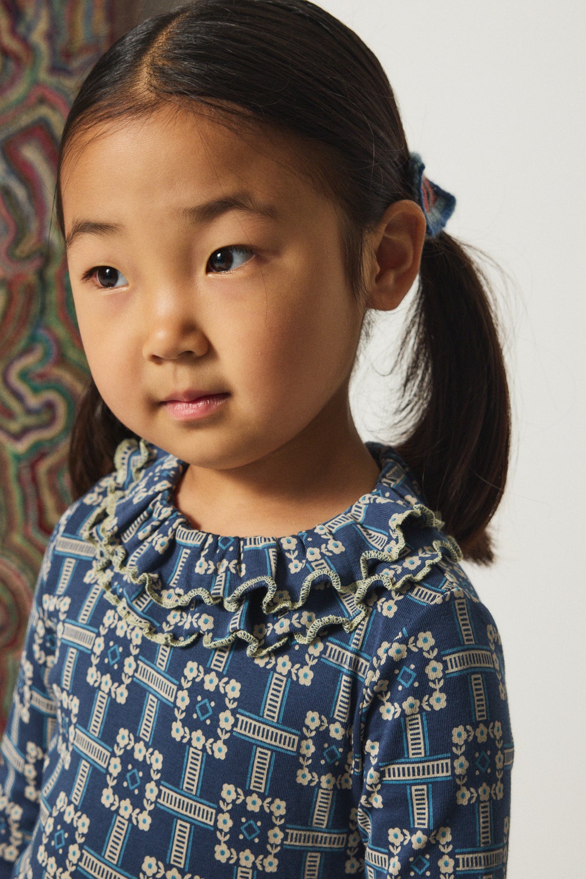 <Misha&Puff> SWEETHEART TOP - MOONLIGHT RAILROAD FLORAL 26Winter