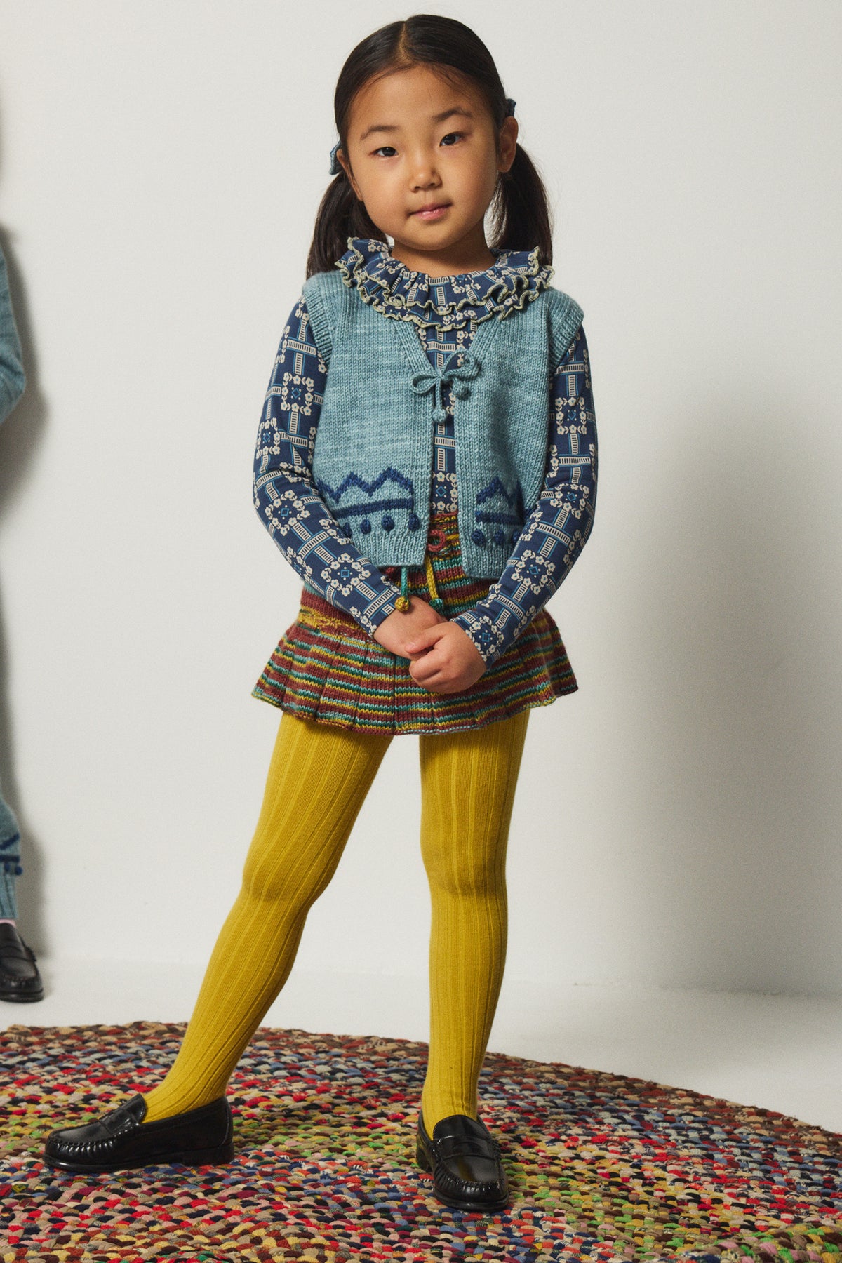 <Misha&Puff> SWEETHEART TOP - MOONLIGHT RAILROAD FLORAL 26Winter