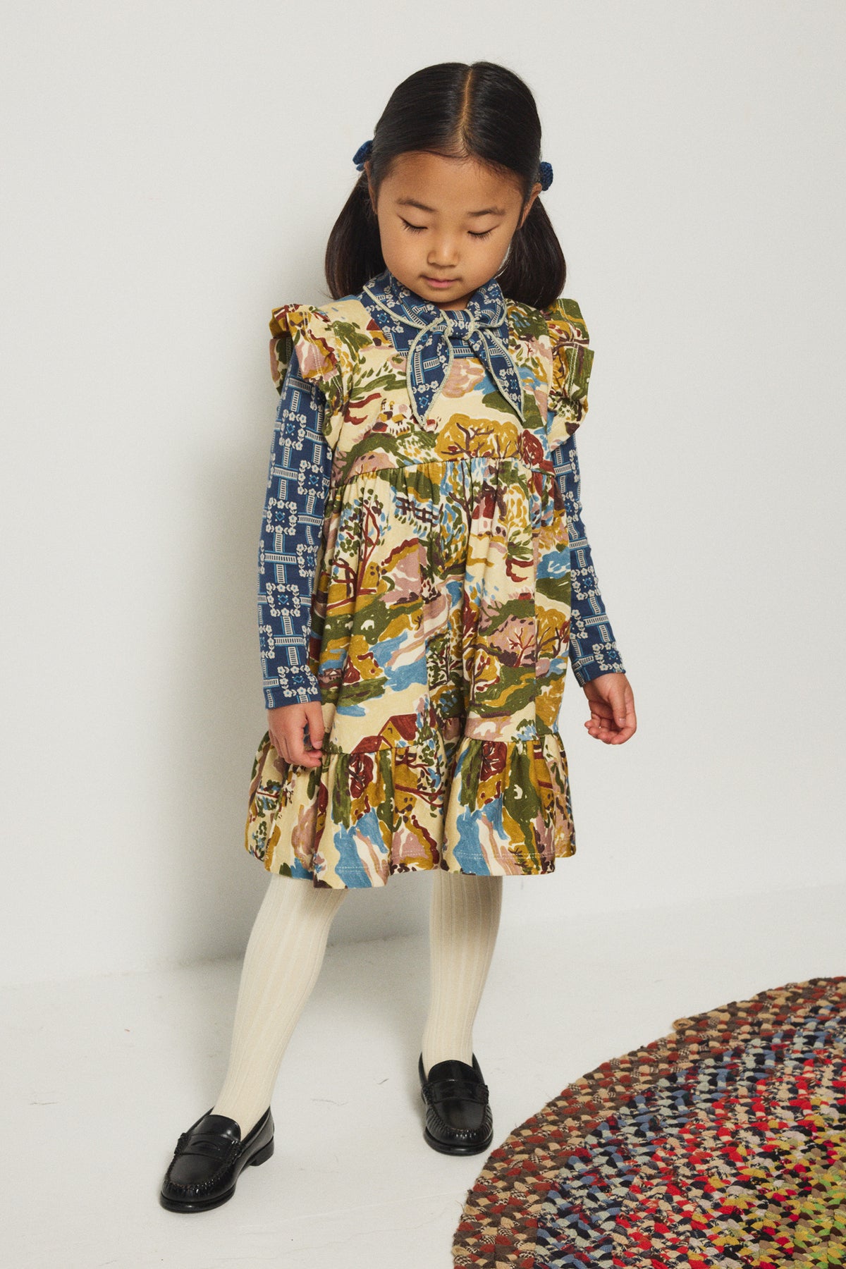 <Misha&Puff> RUFFLE SLEEVE DRESS - ALABASTER SANCERRE 26Winter
