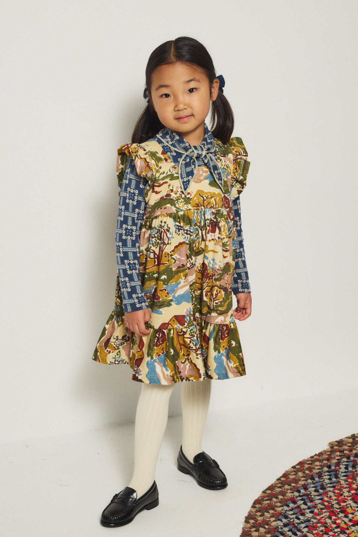<Misha&Puff> RUFFLE SLEEVE DRESS - ALABASTER SANCERRE 26Winter