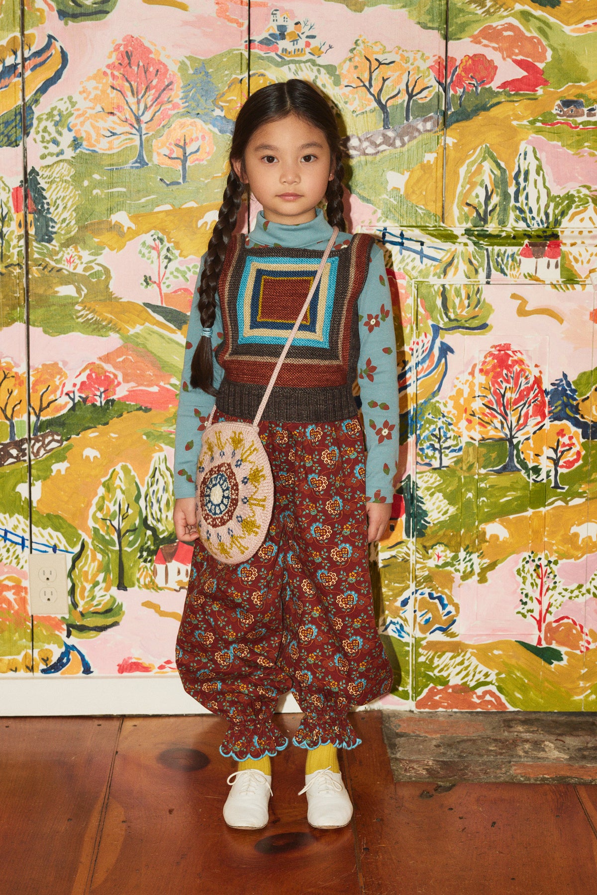 <Misha&Puff> ZUZU PANT- CEDAR CALICO HEARTS 26Winter