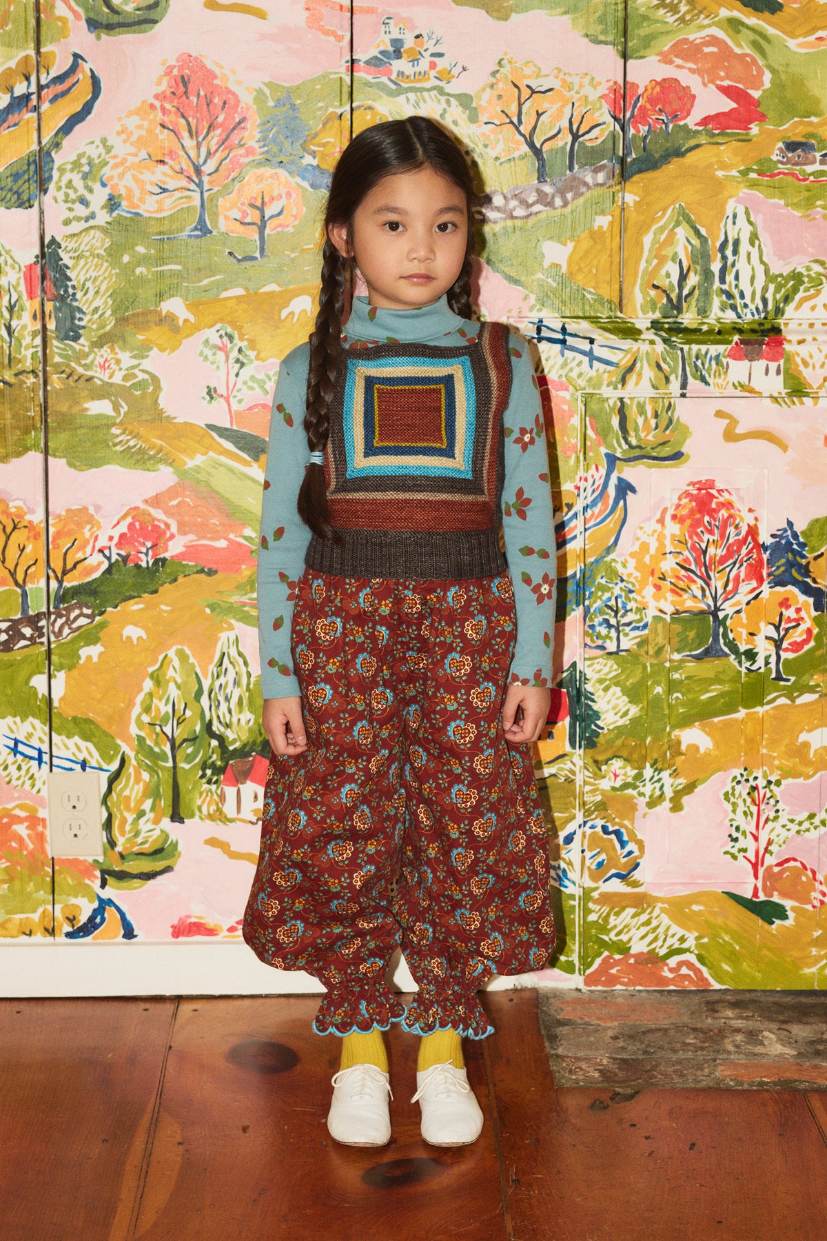 <Misha&Puff> ZUZU PANT- CEDAR CALICO HEARTS 26Winter