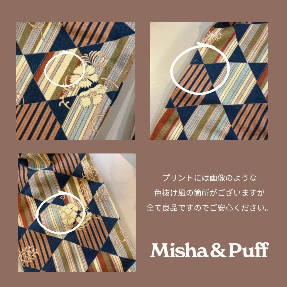 <Misha&Puff> Crewneck Sweatshirt - Marine Blue Tessellation - DROP1