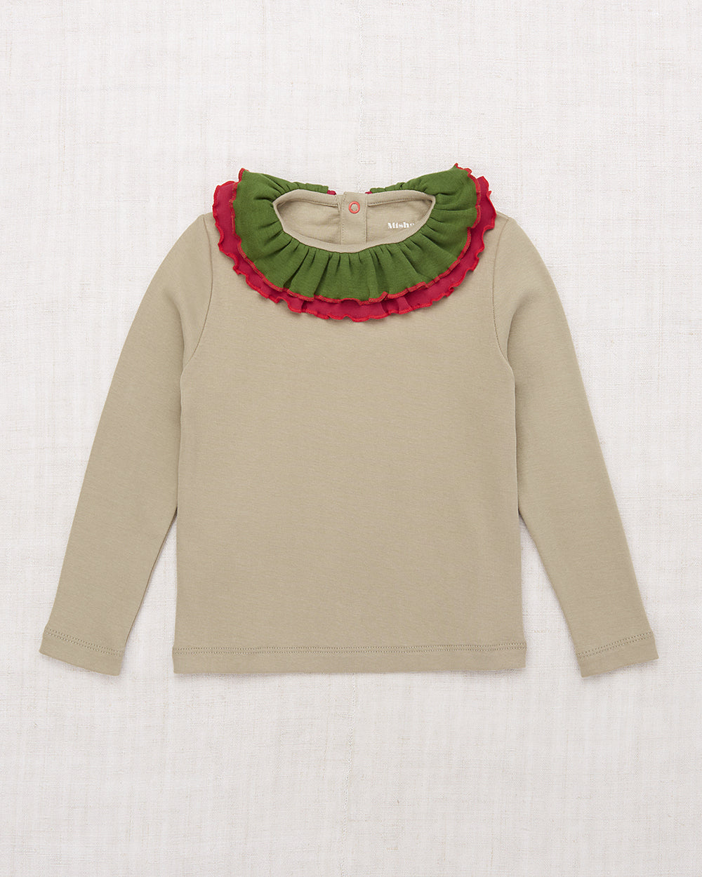 <Misha&Puff>Misha＆Puff - Sweetheart Top - Seal Gray（2-10Y）-Misha＆Puff-SUNNAO