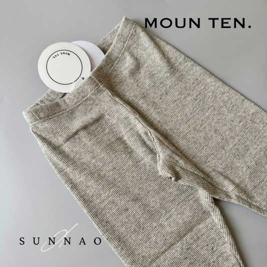 <Moun ten.> eco rib leggings - heather gray