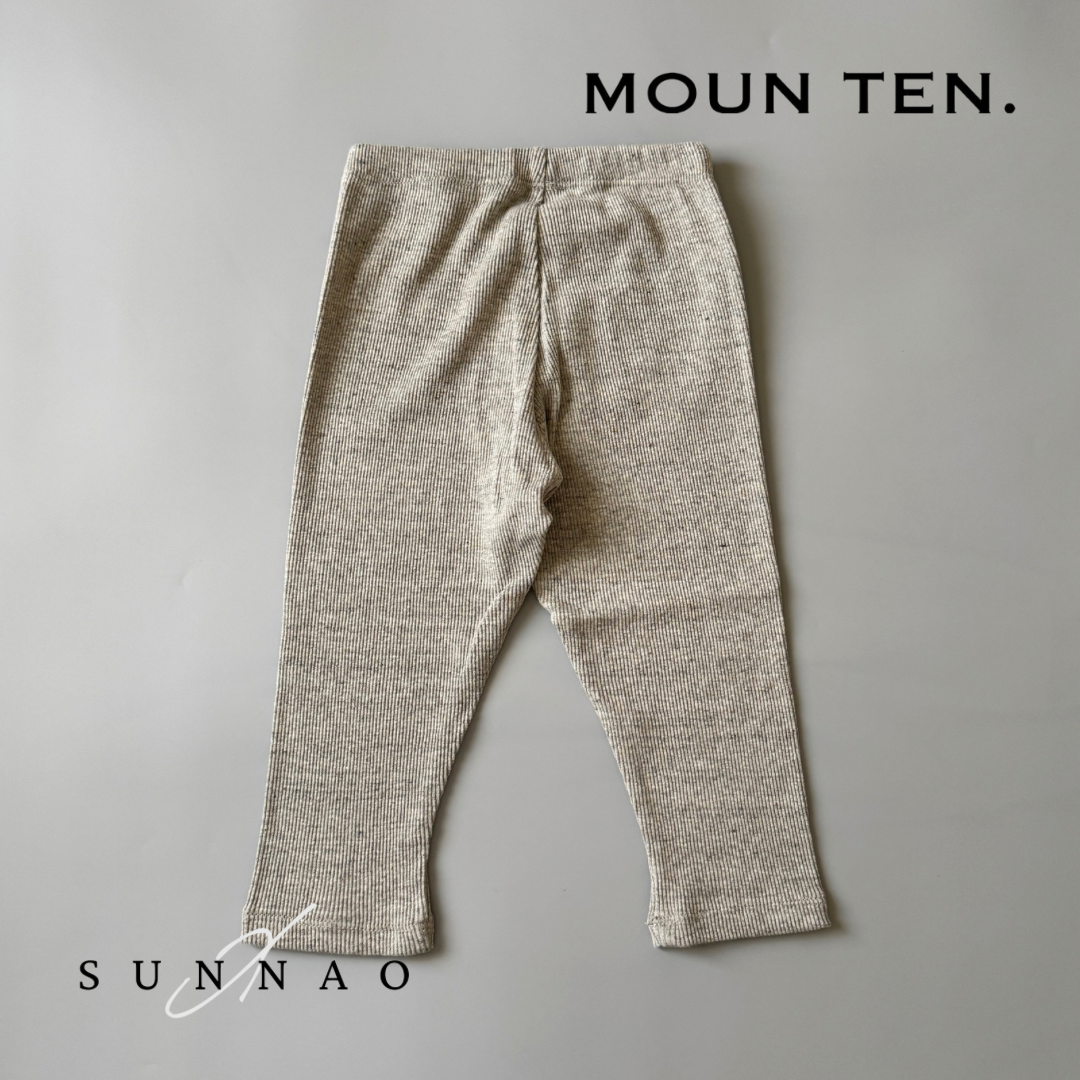 <Moun ten.> eco rib leggings - heather gray