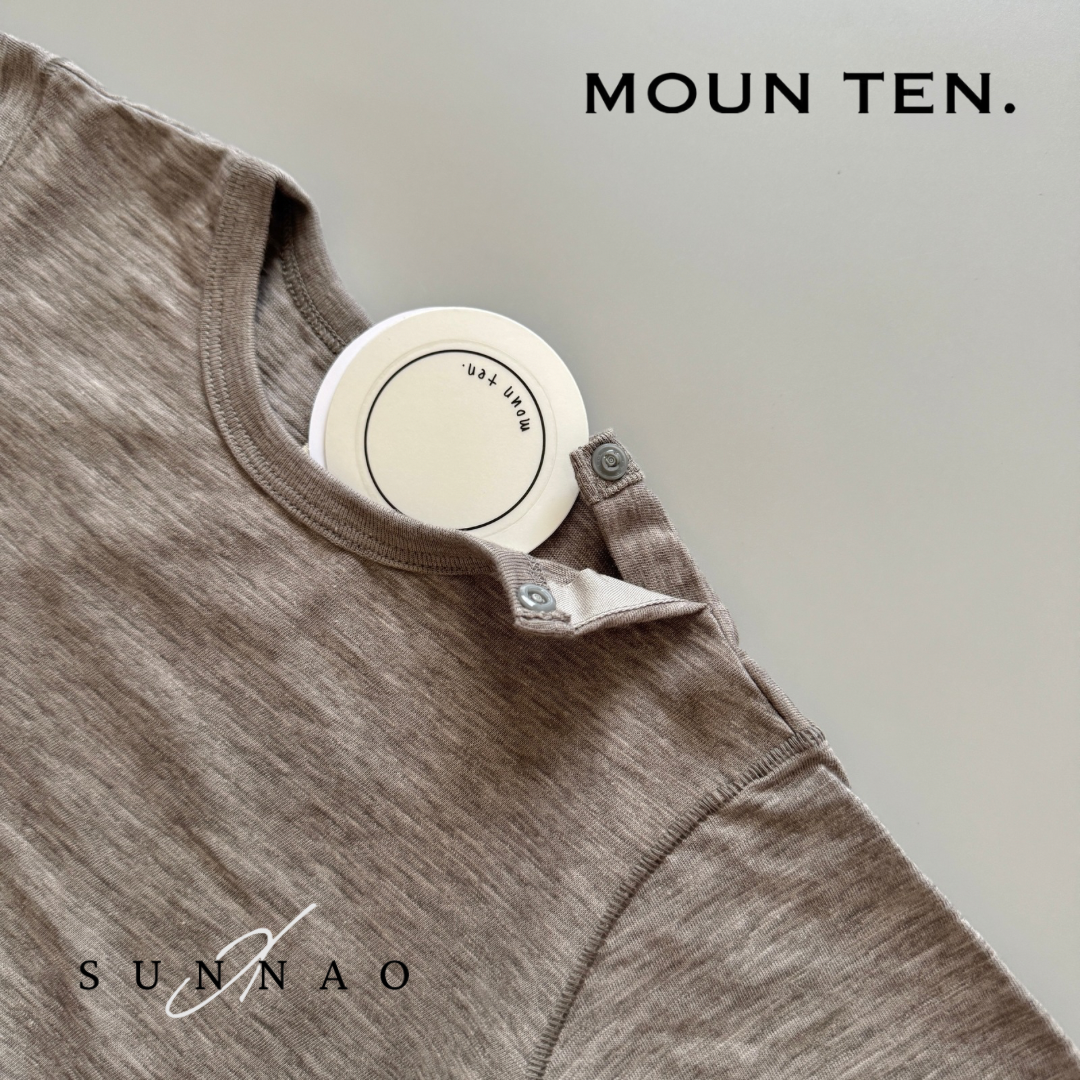 Organic slub Tee - gray (80-95)