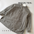 Load image into Gallery viewer, <Moun ten.> cotton tweed pocket - sand x bk
