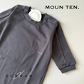 갤러리 뷰어로 이미지로드, <Moun ten.> light sweat tunic - charcoal
