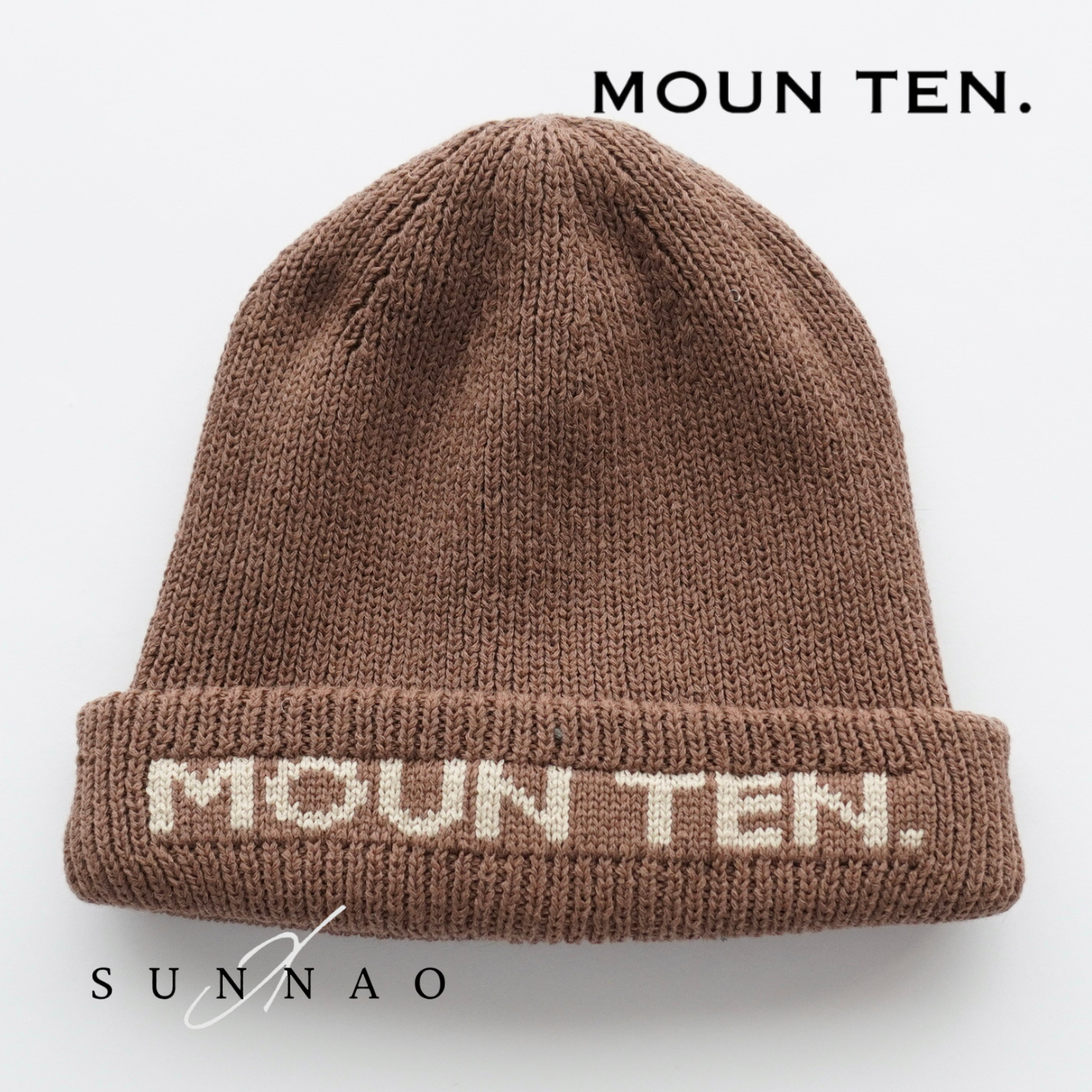 <Moun ten.> Watch cap - Cocoa
