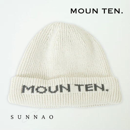 【予約】<Moun ten.> Watch cap - Ecru