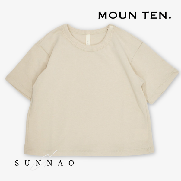 <Moun ten.> vintage cotton baby T - sand　