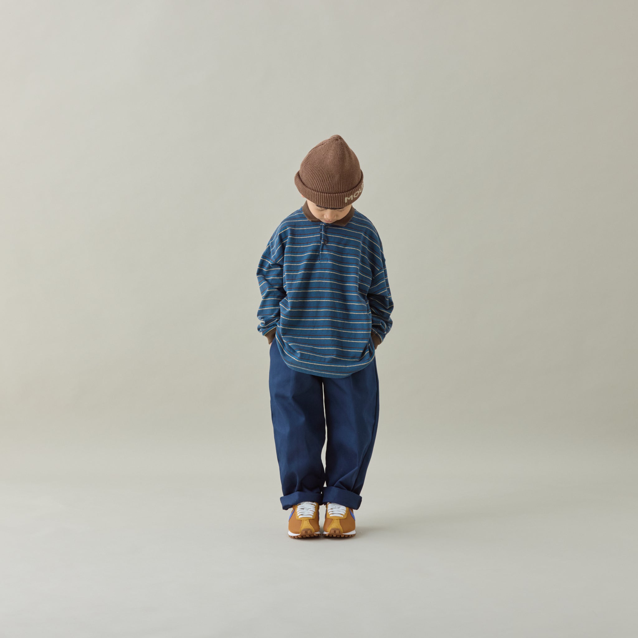 <Moun ten.> Watch cap - Cocoa