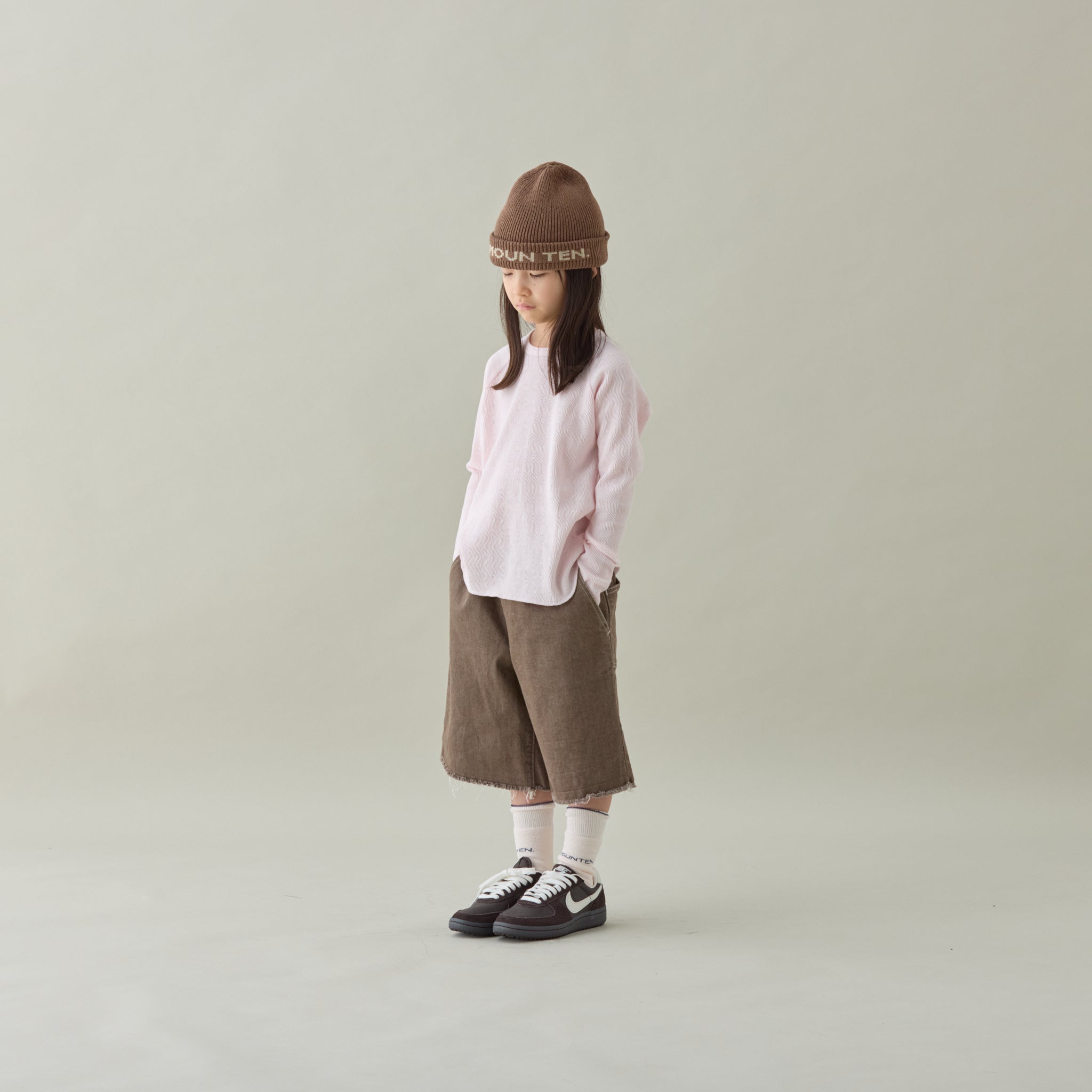 <Moun ten.> Watch cap - Cocoa