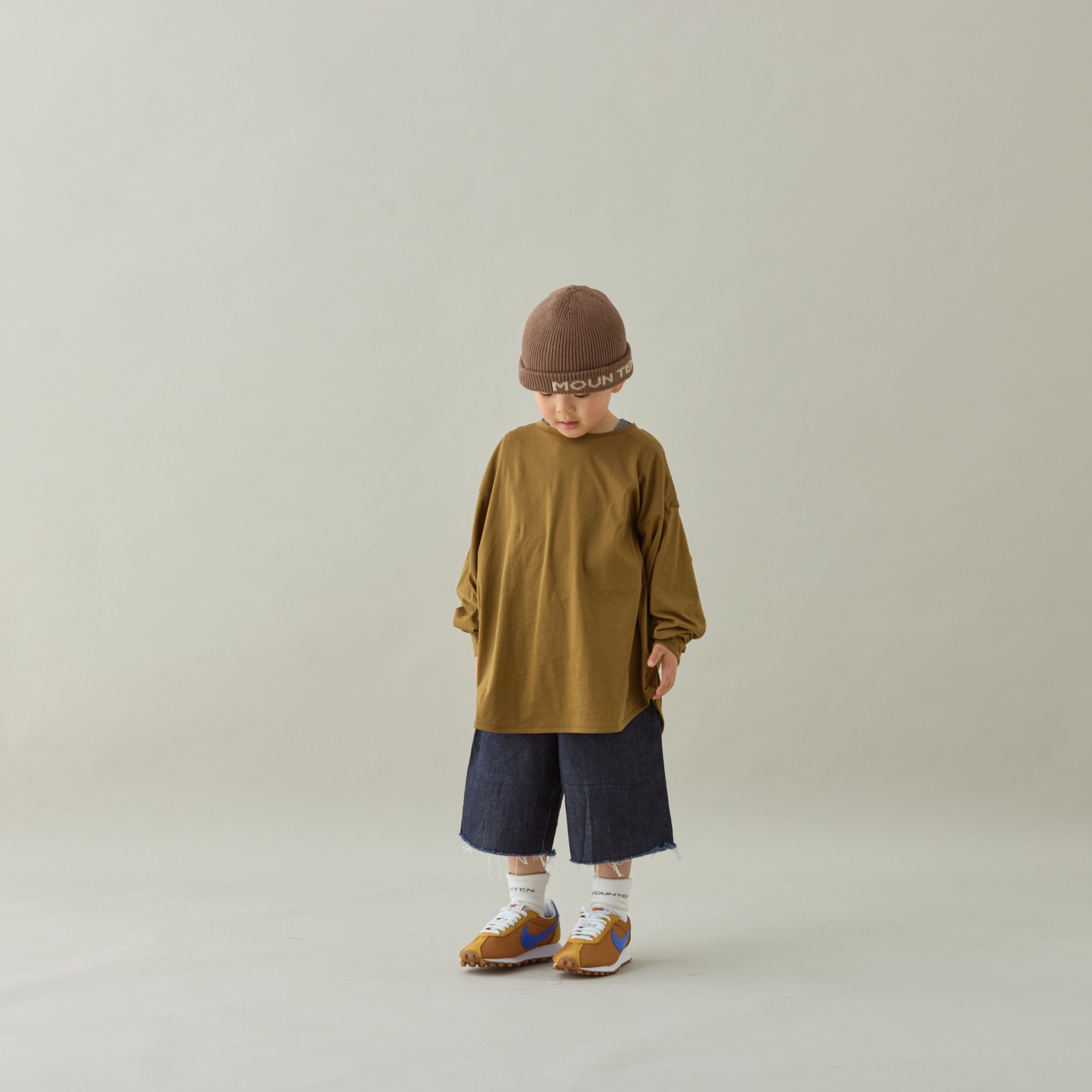 <Moun ten.> Watch cap - Cocoa