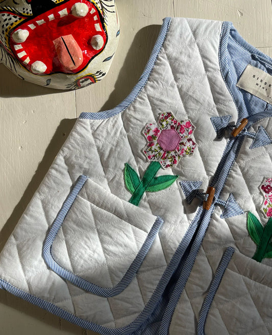 <SISSEL MINI>NGEBORG MINI LEFTOVER QUILTED VEST(1-6Y)-SISSEL EDELBO-SUNNAO