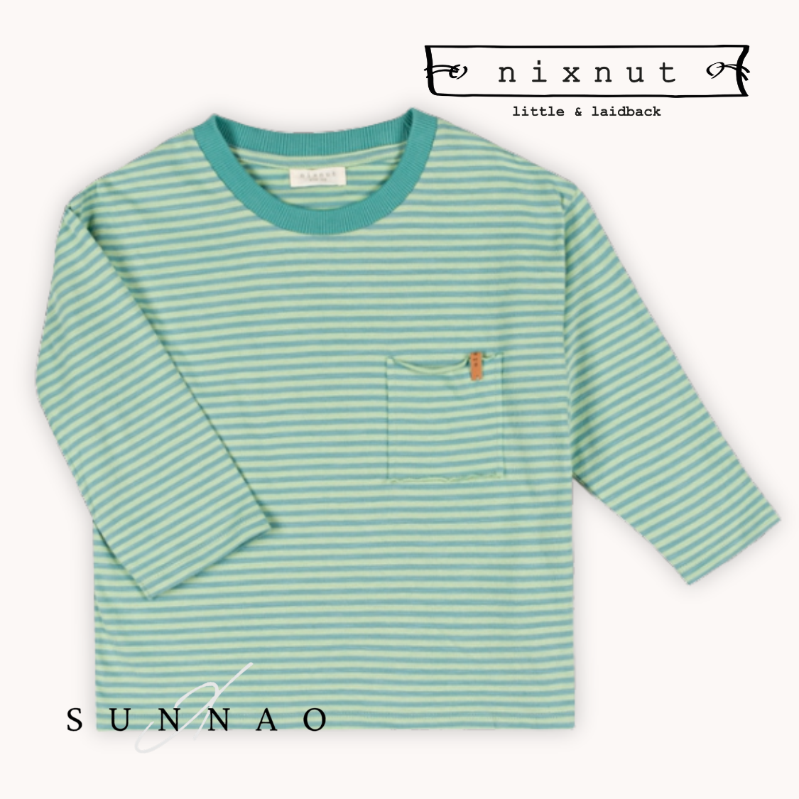 <Nixnut>Drop Shirt - Spring Stripe