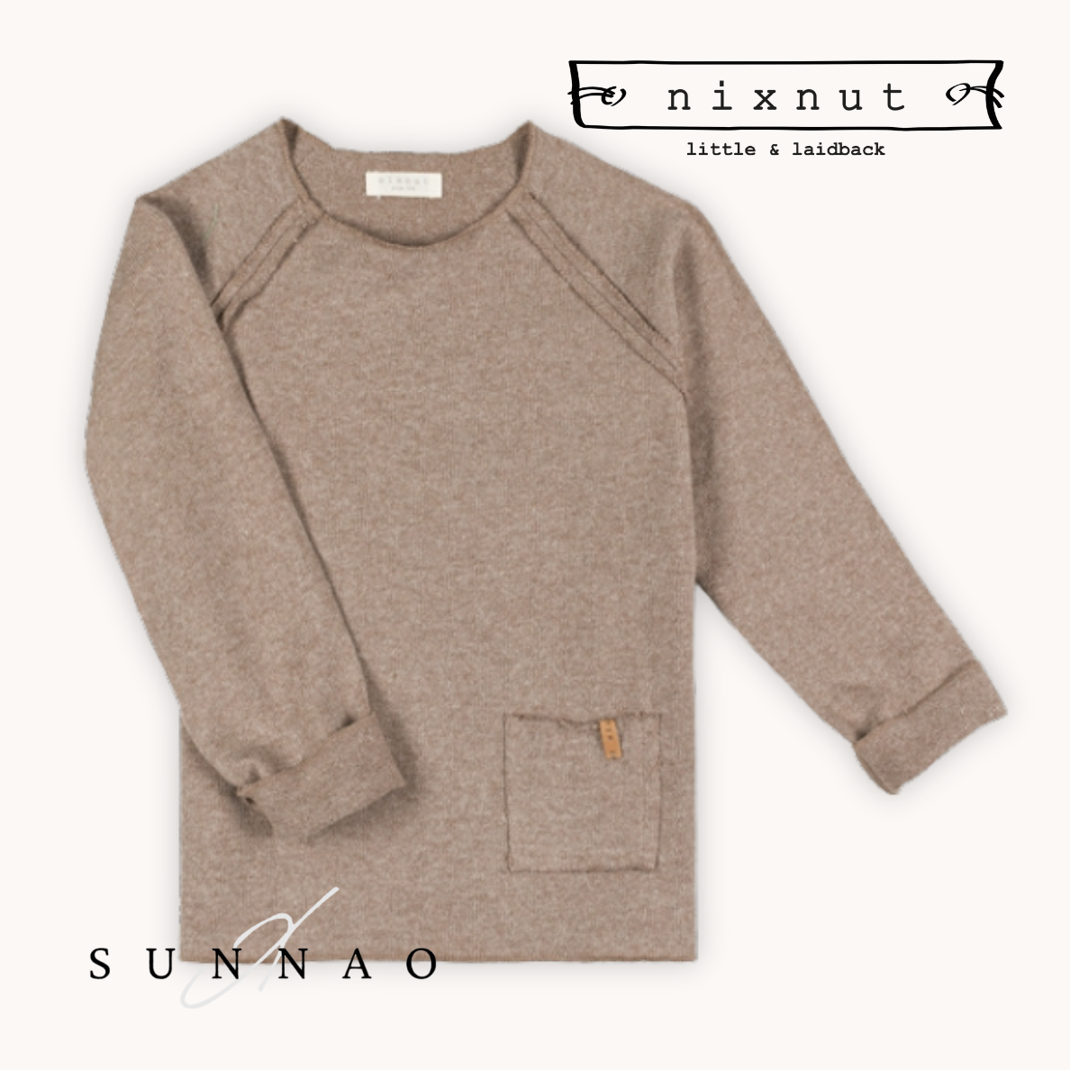 <Nixnut>Pocket Shirt - Pebble