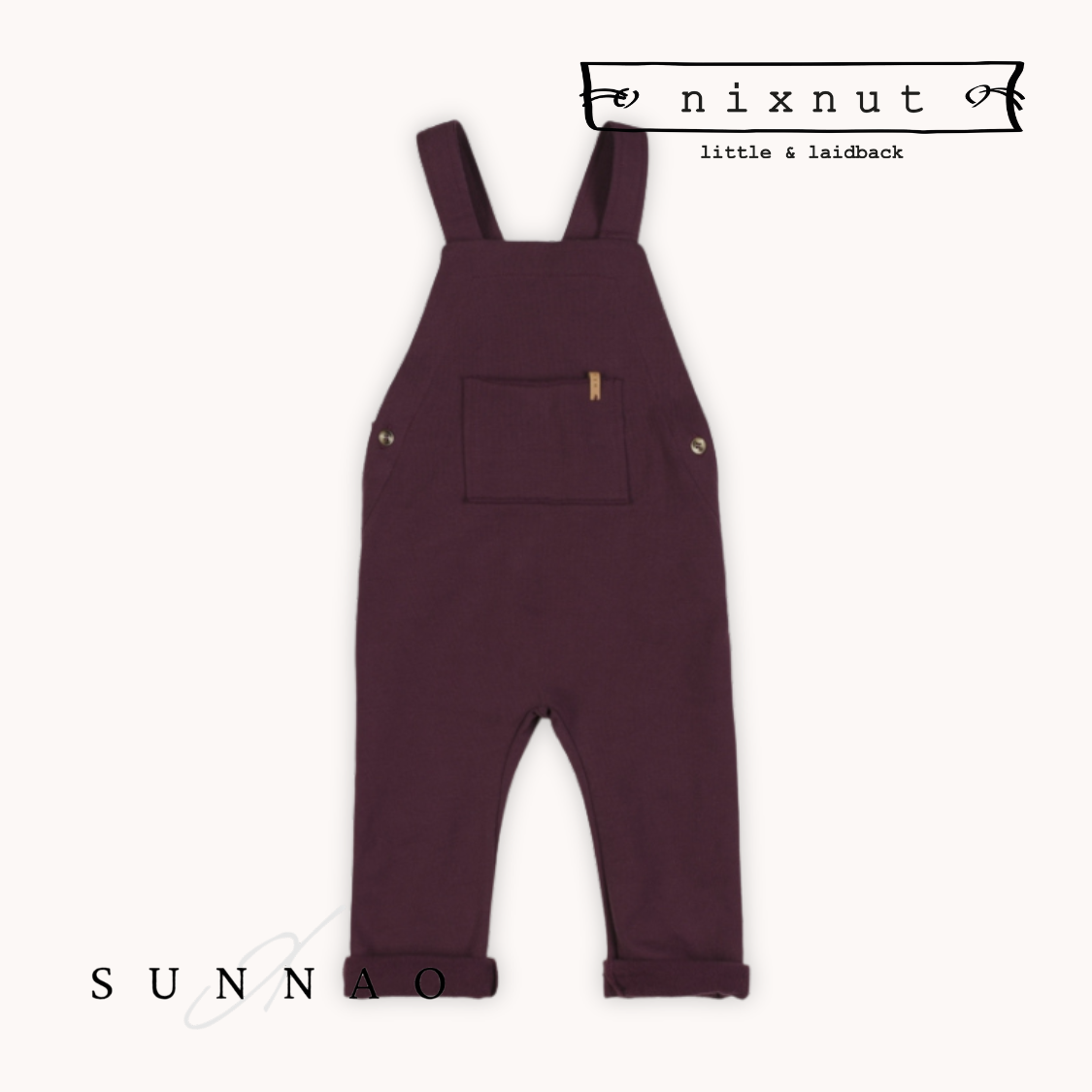 <Nixnut>Salopette - Bordeaux