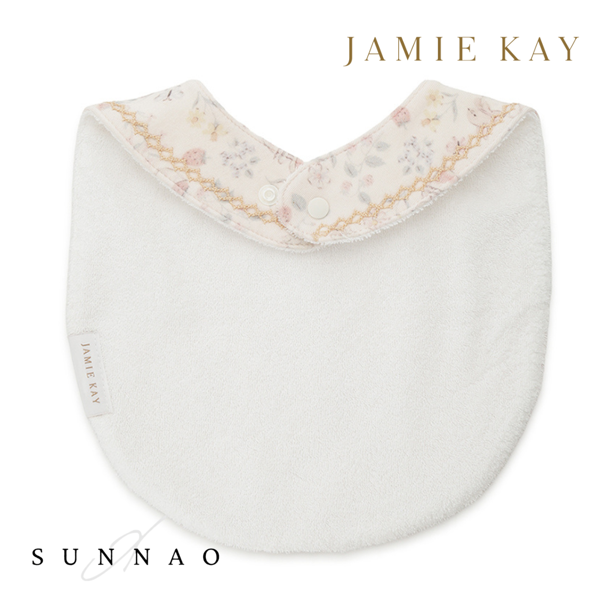 <JAMIE KAY> OC Bunny Garden bib - CREAM
