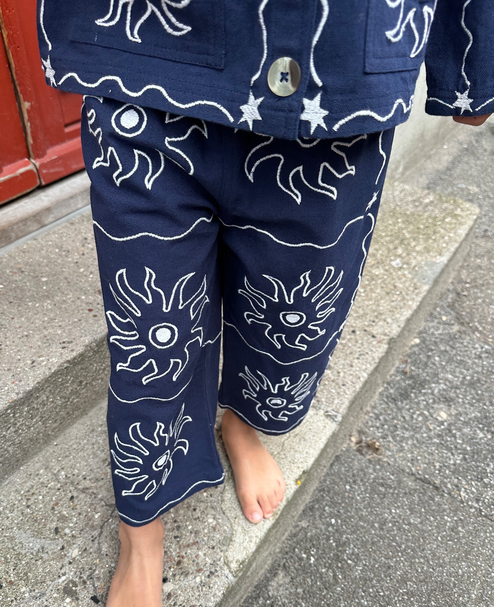 <SISSEL MINI>ODA MINI PANTS - NAVY SUN-SISSEL EDELBO-SUNNAO