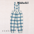 Gallery viewerに画像を読み込む, <Misha&Puff>Suspender Pant - Prussian Blue Piazza（2-6Y）
