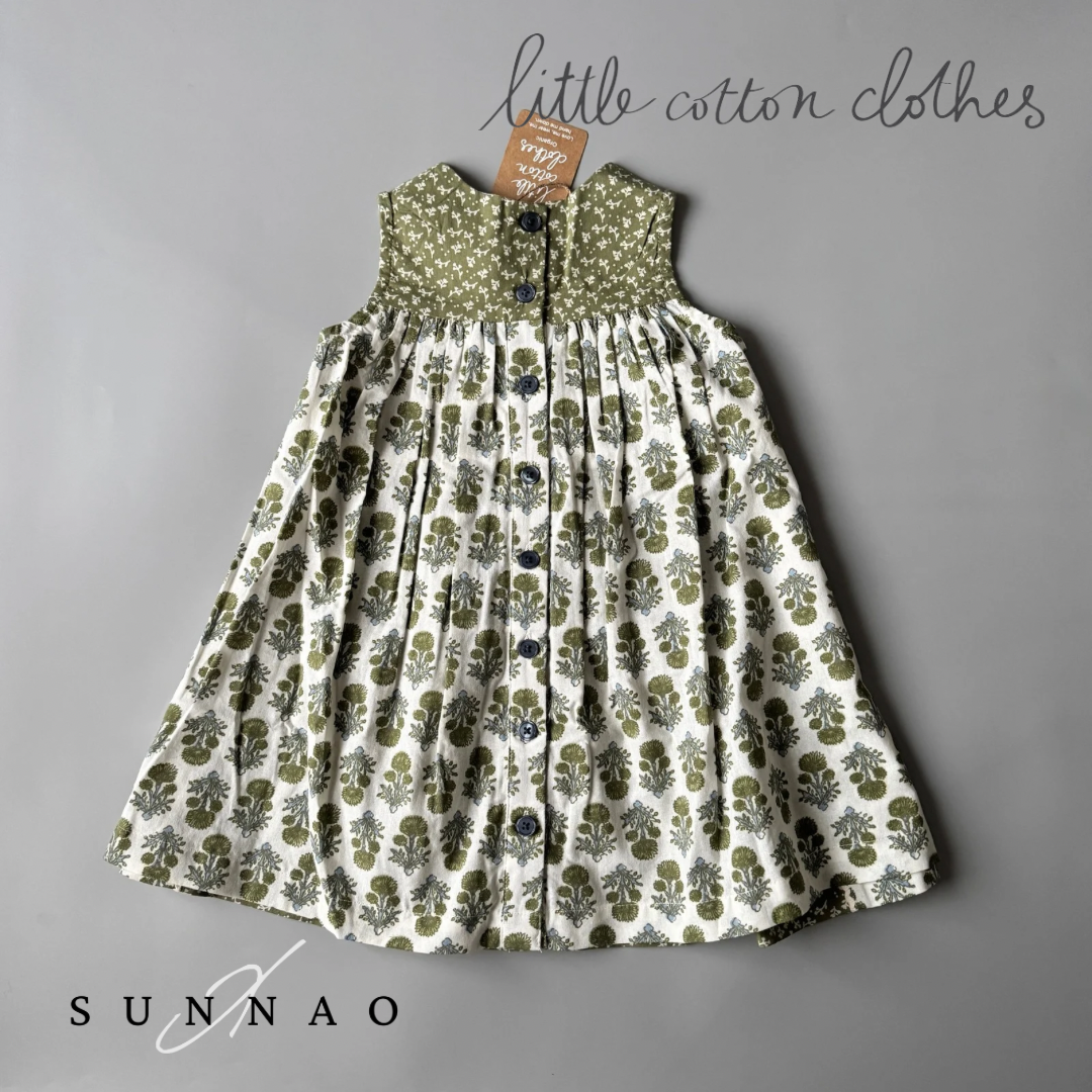 【送料無料】<Little Cotton Clothes> Evie Dress Hawthorn Floral（2-6Y）