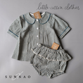 Gallery viewerに画像を読み込む, 【送料無料】<Little Cotton Clothes> Gabriella Blouse Rustic Check（12M-6Y）
