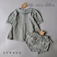 Gallery viewerに画像を読み込む, 【送料無料】<Little Cotton Clothes> Frilly Poppy Bloomers Rustic Check（6M-4Y）
