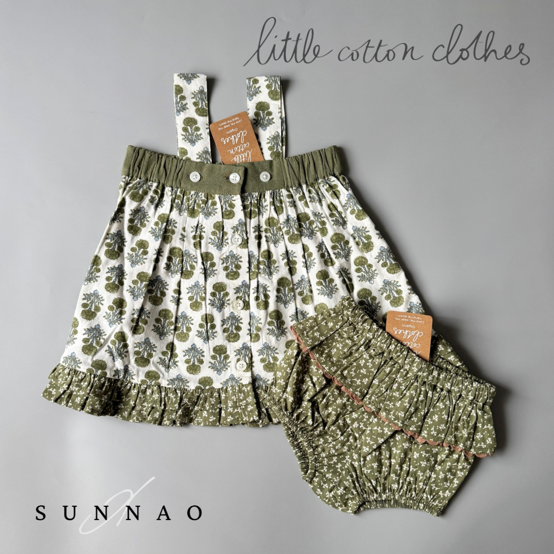 【送料無料】<Little Cotton Clothes> Frilly Poppy Bloomers Hawthorn Floral（6M-4Y）