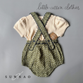 Gallery viewerに画像を読み込む, 【送料無料】<Little Cotton Clothes> Dhalia Romper Hawthorn Floral （6M-4Y）
