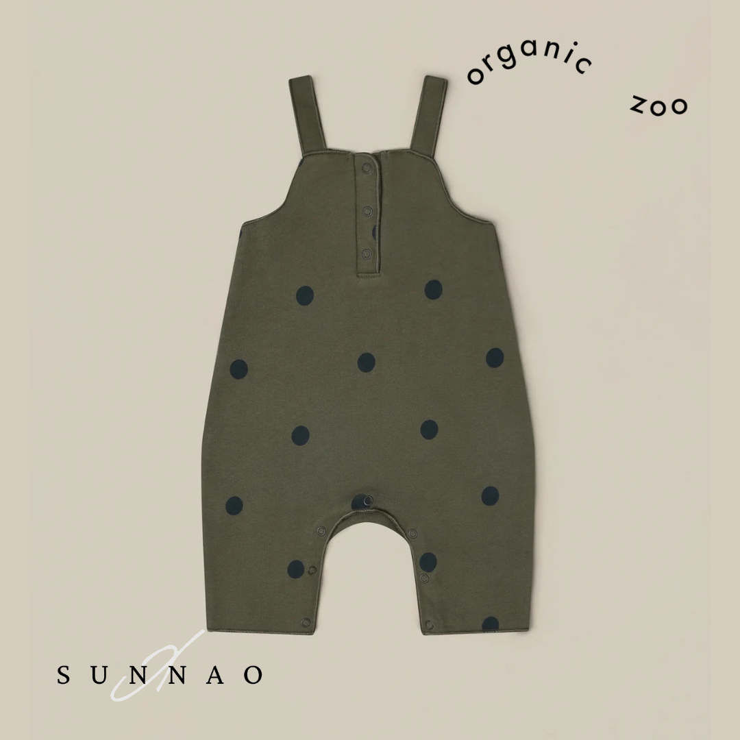 <Organic zoo>Olive Dots Salopette（0M-12M）-Organic zoo-SUNNAO