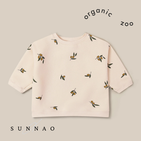 <Organic zoo>Olive Garden Sweatshirt（6M-5Y）-Organic zoo-SUNNAO