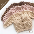 Gallery viewerに画像を読み込む, 【予約／オーダー会】<Babytoly> POPCORN CARDIGAN（6M-8Y）-Babytoly-SUNNAO
