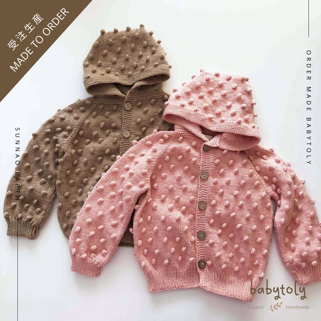 【予約／オーダー会】<Babytoly> POPCORN HOODIE JACKET（0M-8Y）-Babytoly-SUNNAO