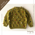 Gallery viewerに画像を読み込む, 【予約／オーダー会】<Babytoly> RAINBOW POPCORN SWEATER
