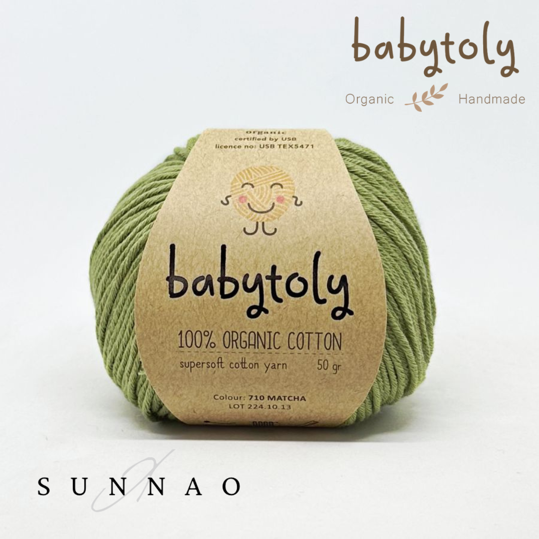 Babytoly Organic cotton yarns - ROSA PINK (yarn)