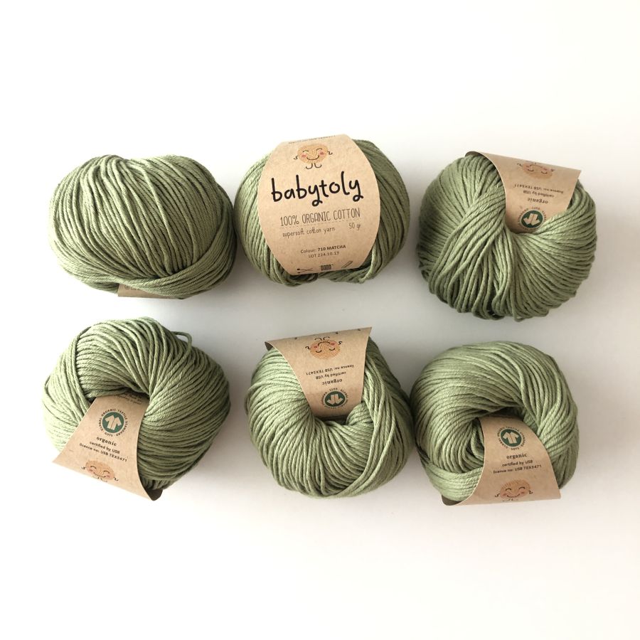 Babytoly Organic cotton yarns - ROSA PINK (yarn)