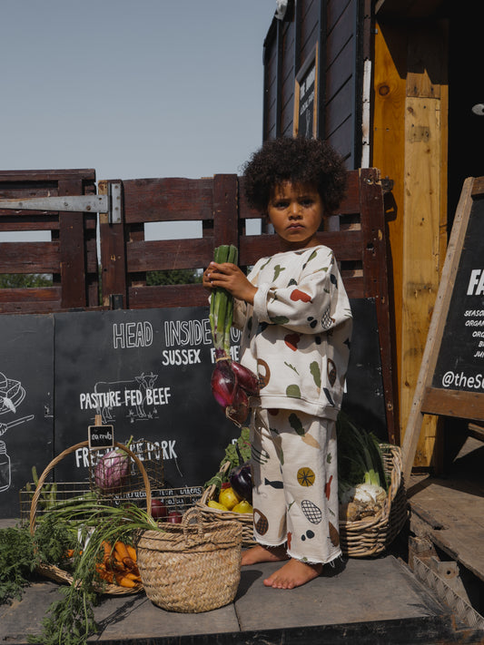 <Organic zoo>Farmers Market Wide Leg Pants（6M-4Y）