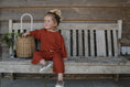 Gallery viewerに画像を読み込む, <Organic zoo>Paprika Waffle Boxy Sweatshirt（1Y-4Y）
