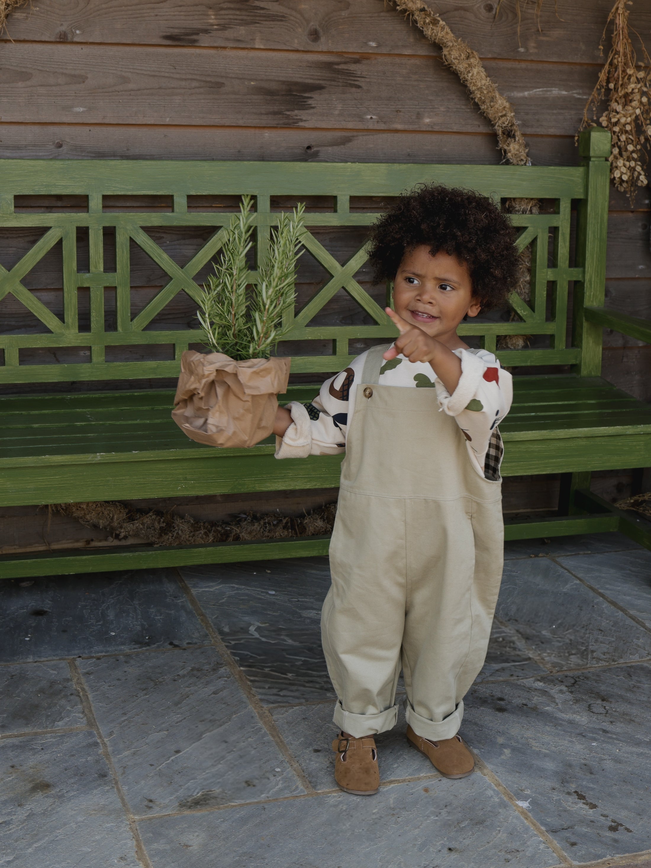 <Organic zoo>Seasalt Farmer Dungarees（1-5Y）