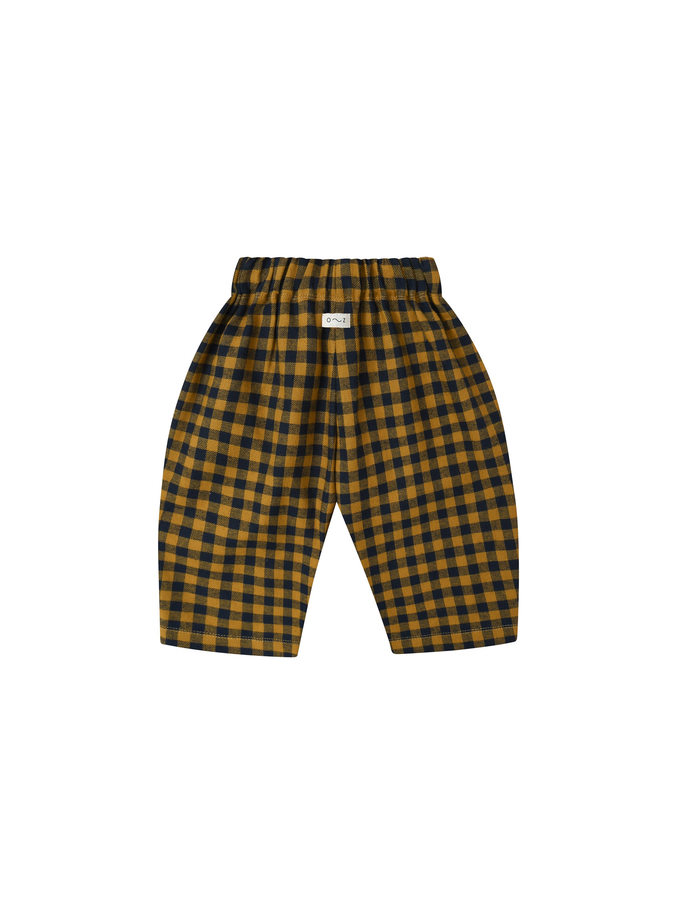 <Organic zoo>Blueberry Gingham Carrot Pants（1-4Y）