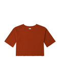 Gallery viewerに画像を読み込む, <Organic zoo>Paprika Waffle Boxy Sweatshirt（1Y-4Y）
