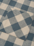 Load image into Gallery viewer, <Organic zoo> Fog Blue Gingham Lodge Shirt
