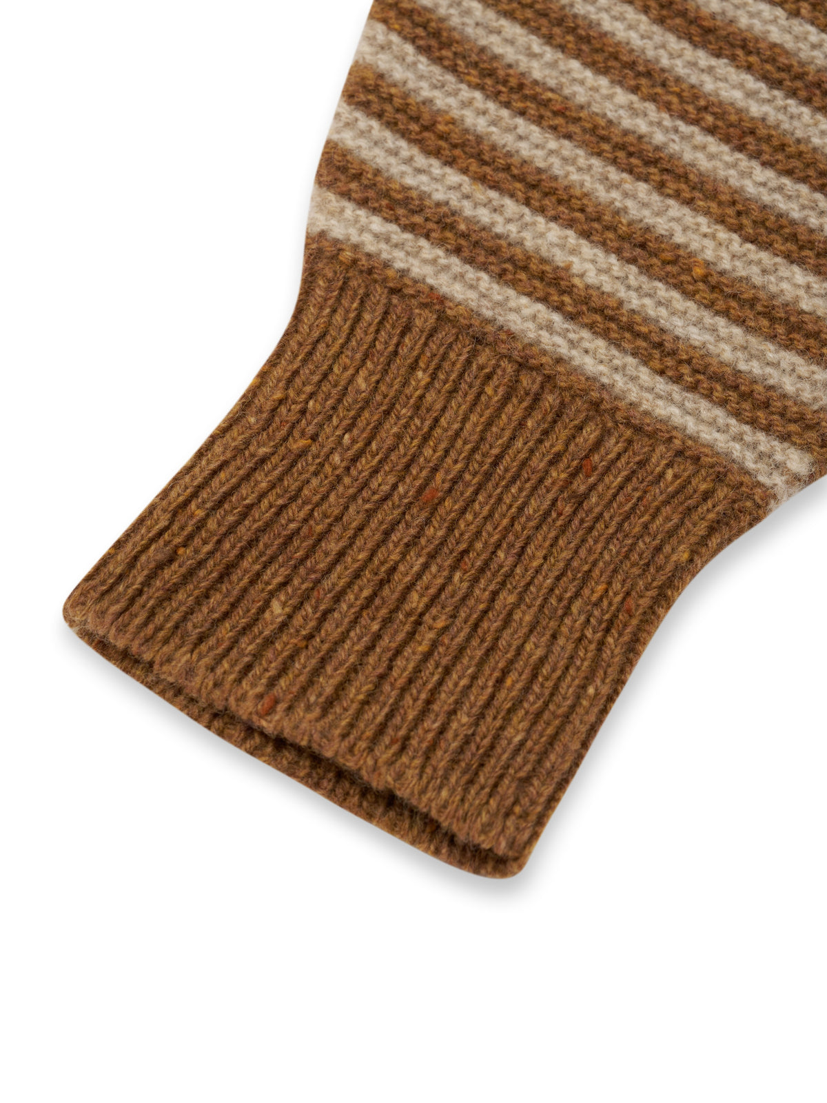<Organic zoo> Chestnut Stripes Wool Salopettes