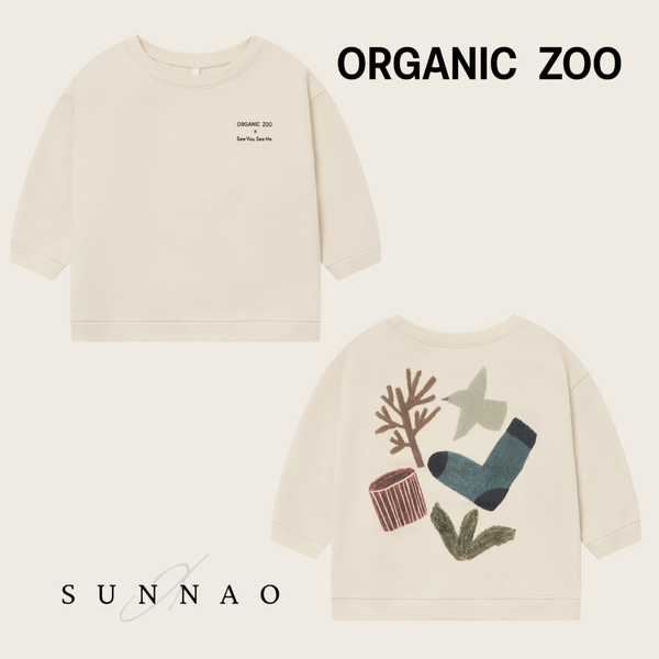 <Organic zoo> Forest Song Sweatshirt Undyed