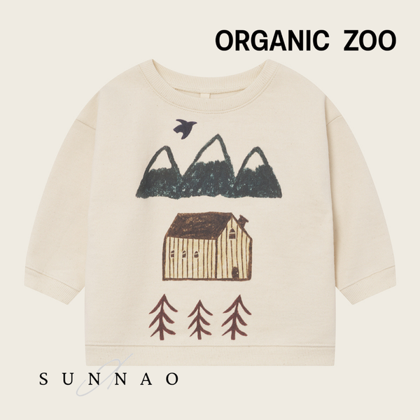 <Organic zoo> Cabin Adventure Sweatshirt Undyed